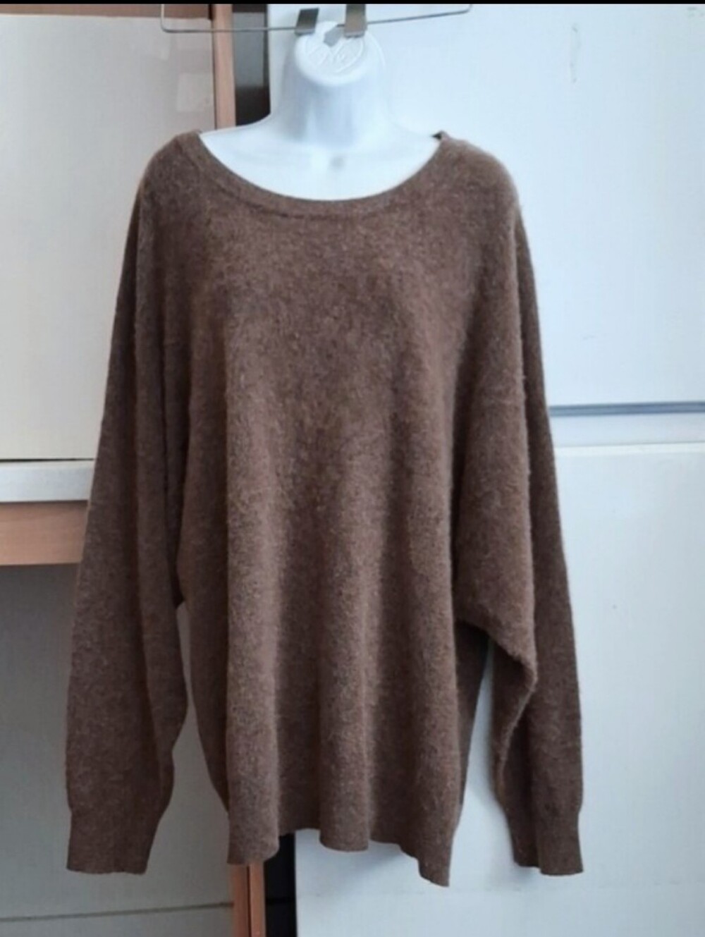 Jenni Kayne Marina Fuzzy Brown Sweater sz - Picture 4 of 9
